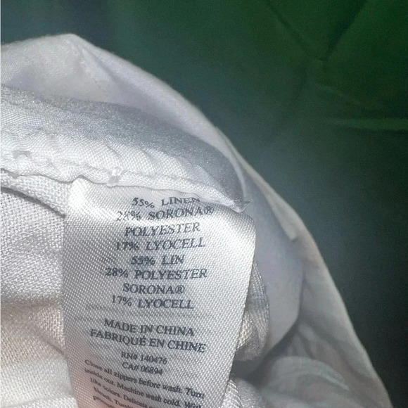 Faherty Linen Blend Pants size XS - Picture 9 of 10